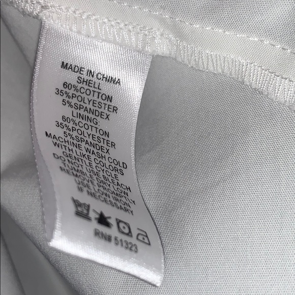 1 STATE • White Cream Plated Crop Blouse Top - Picture 4 of 5